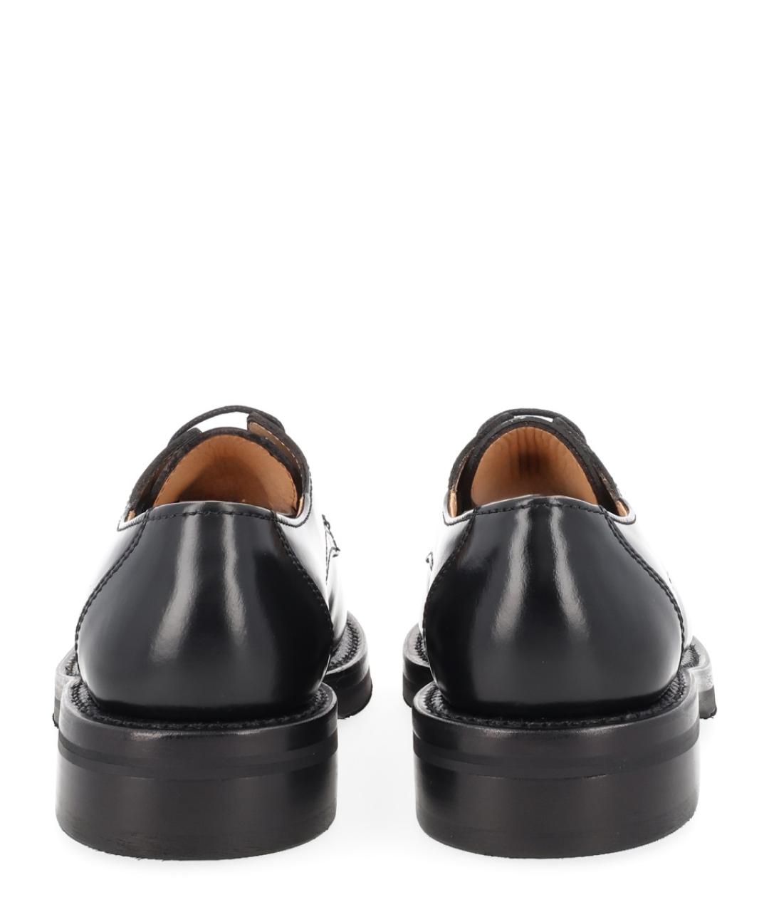 OUR LEGACY Черные кожаные ботинки, фото 4