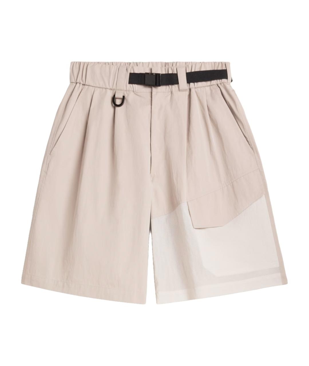 Y-3 Бежевые хлопковые шорты, фото 1