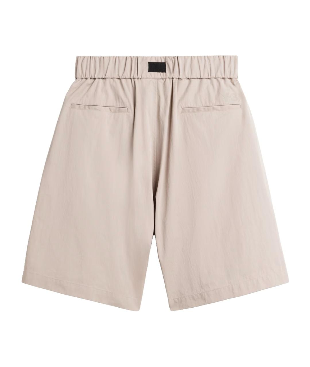 Y-3 Бежевые хлопковые шорты, фото 2
