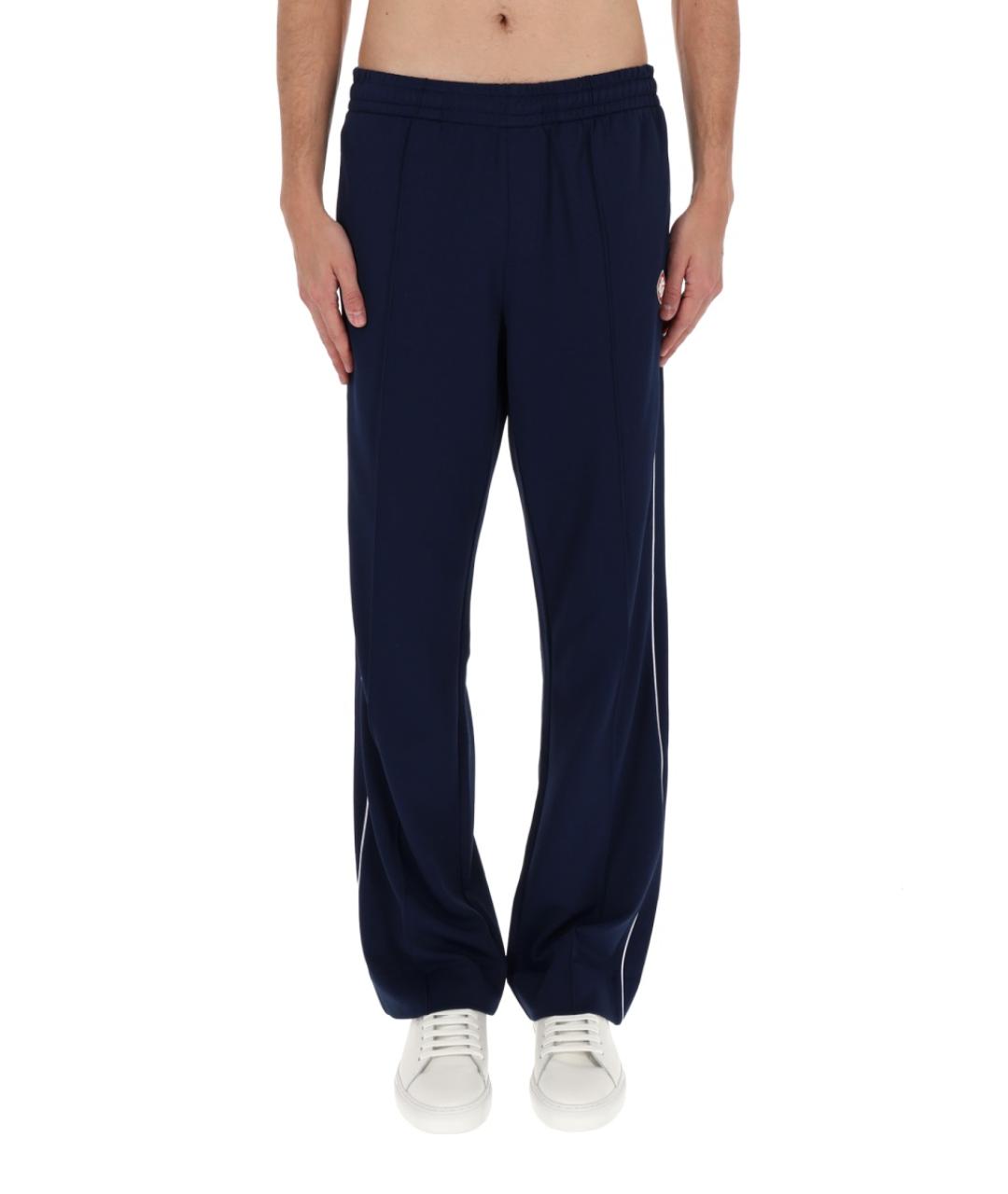 CASABLANCA Синие полиамидовые повседневные брюки, фото 6