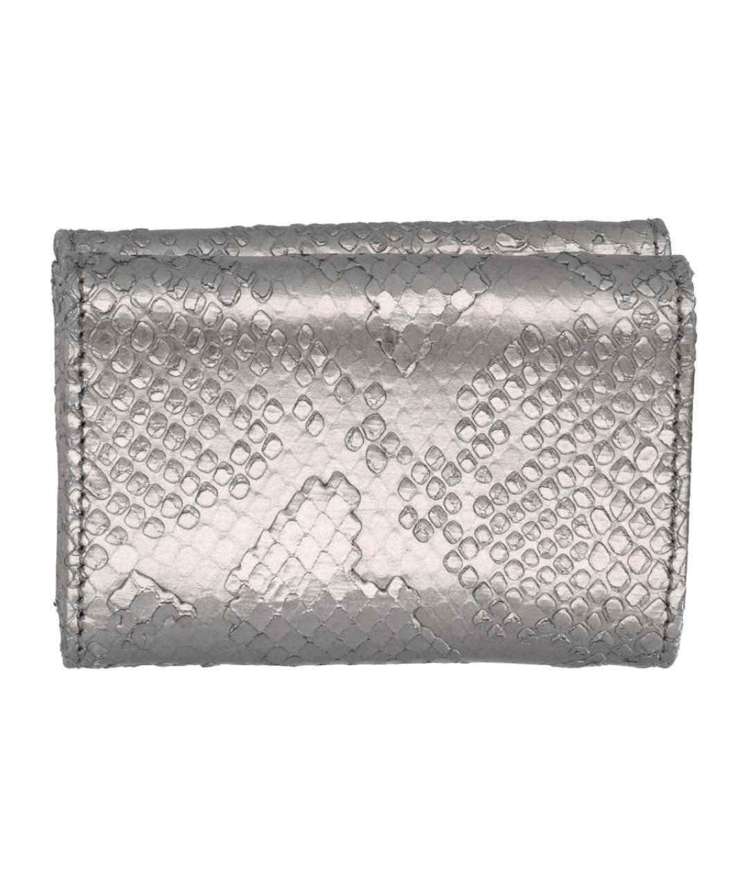VIVIENNE WESTWOOD Серый кожаный кошелек, фото 2