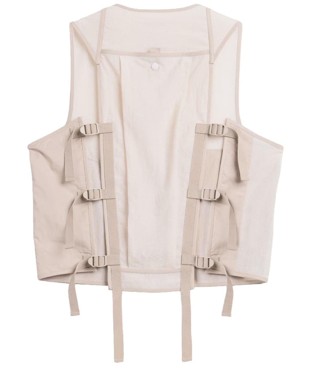 Y-3 Бежевый полиамидовый жилет, фото 3