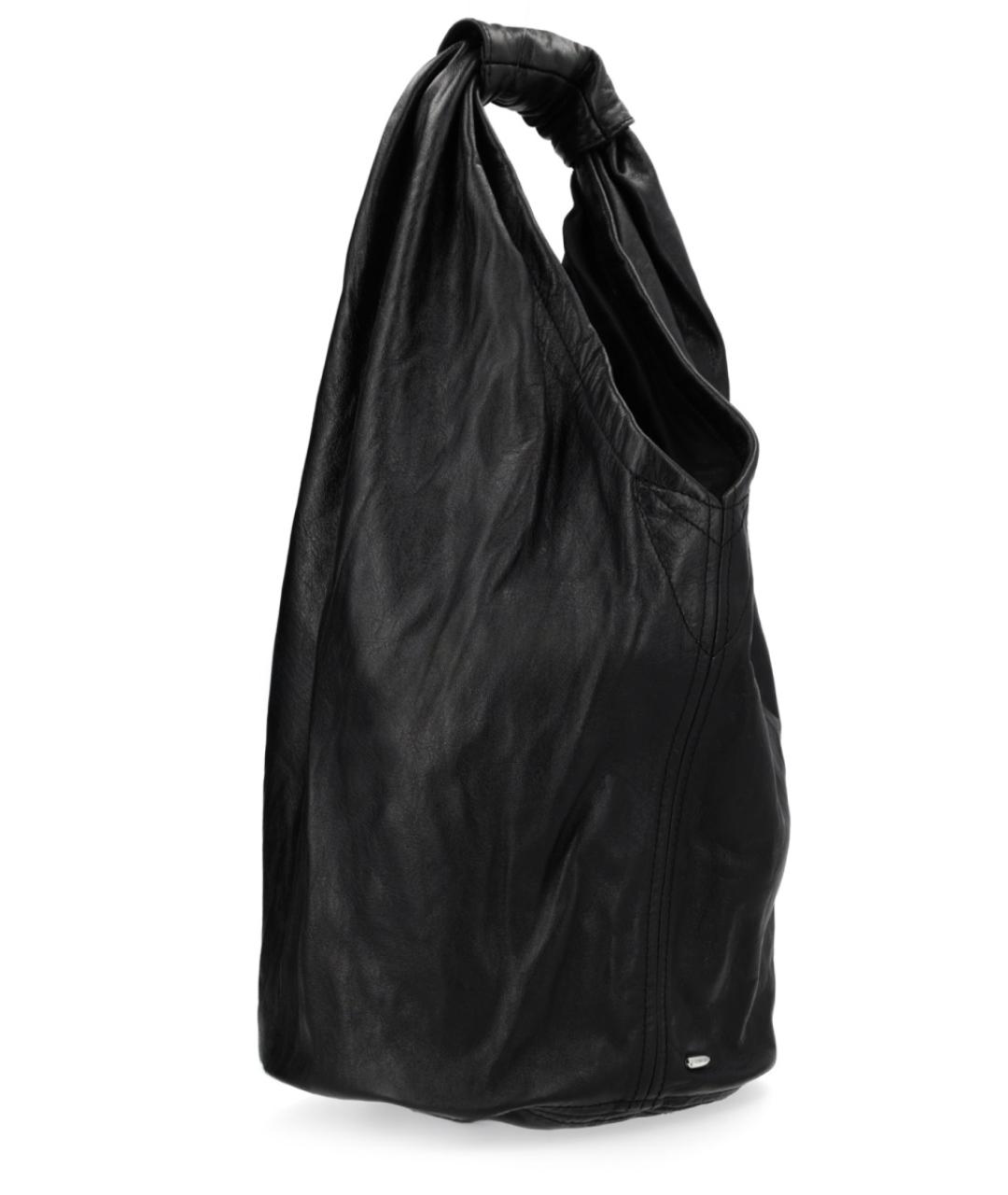 OUR LEGACY Черная кожаная сумка тоут, фото 2