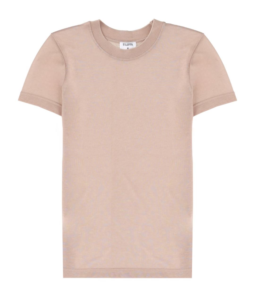 FILIPPA K Бежевая футболка, фото 1