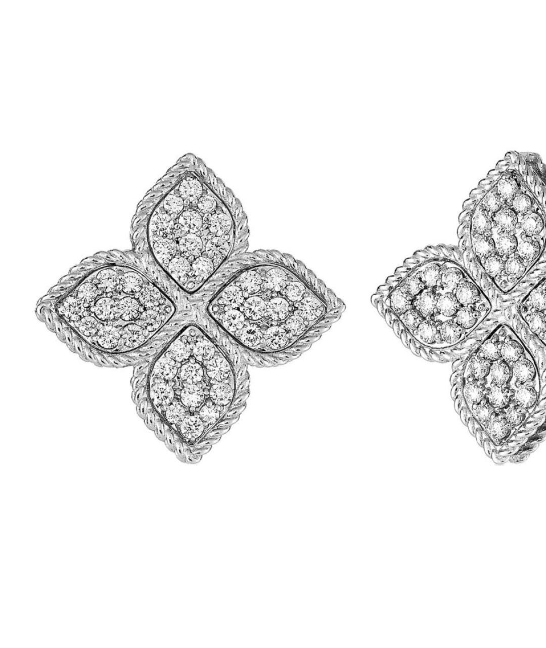 ROBERTO COIN Серебряные серьги из белого золота, фото 3