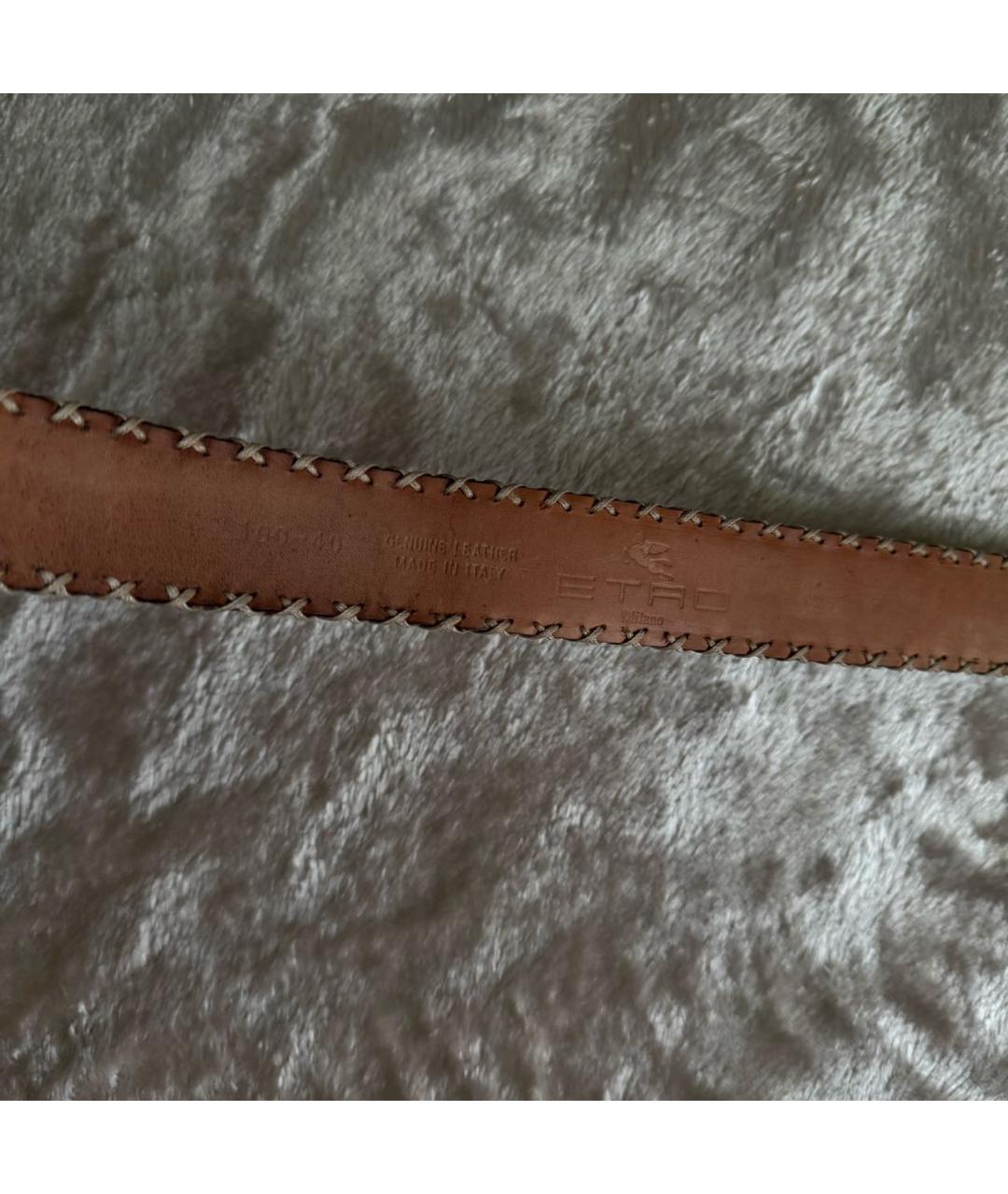 ETRO Синий ремень из экзотической кожи, фото 5