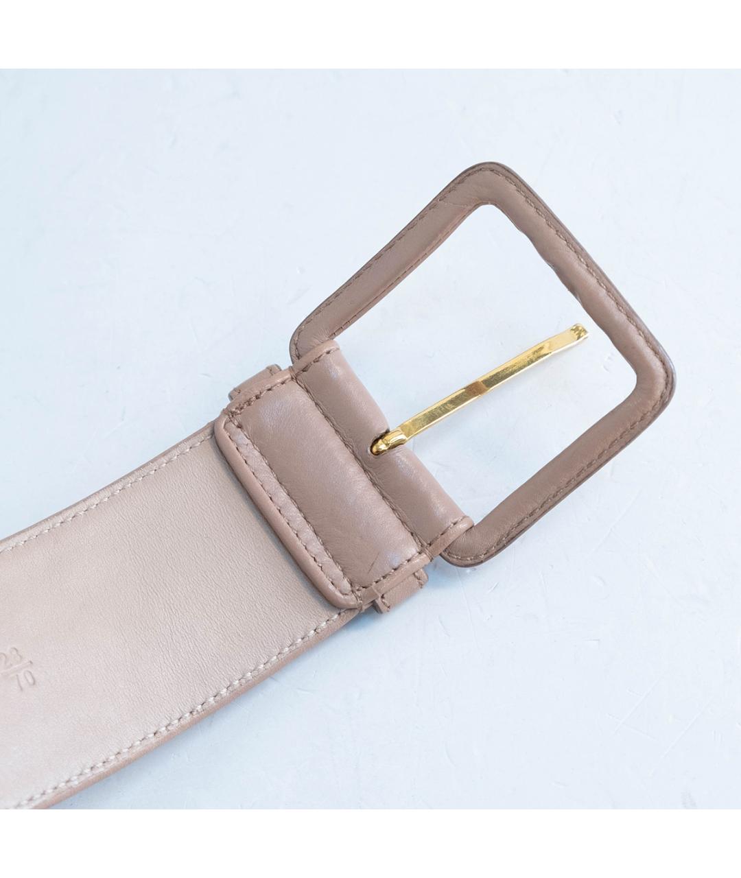 MIU MIU Розовый кожаный ремень, фото 4