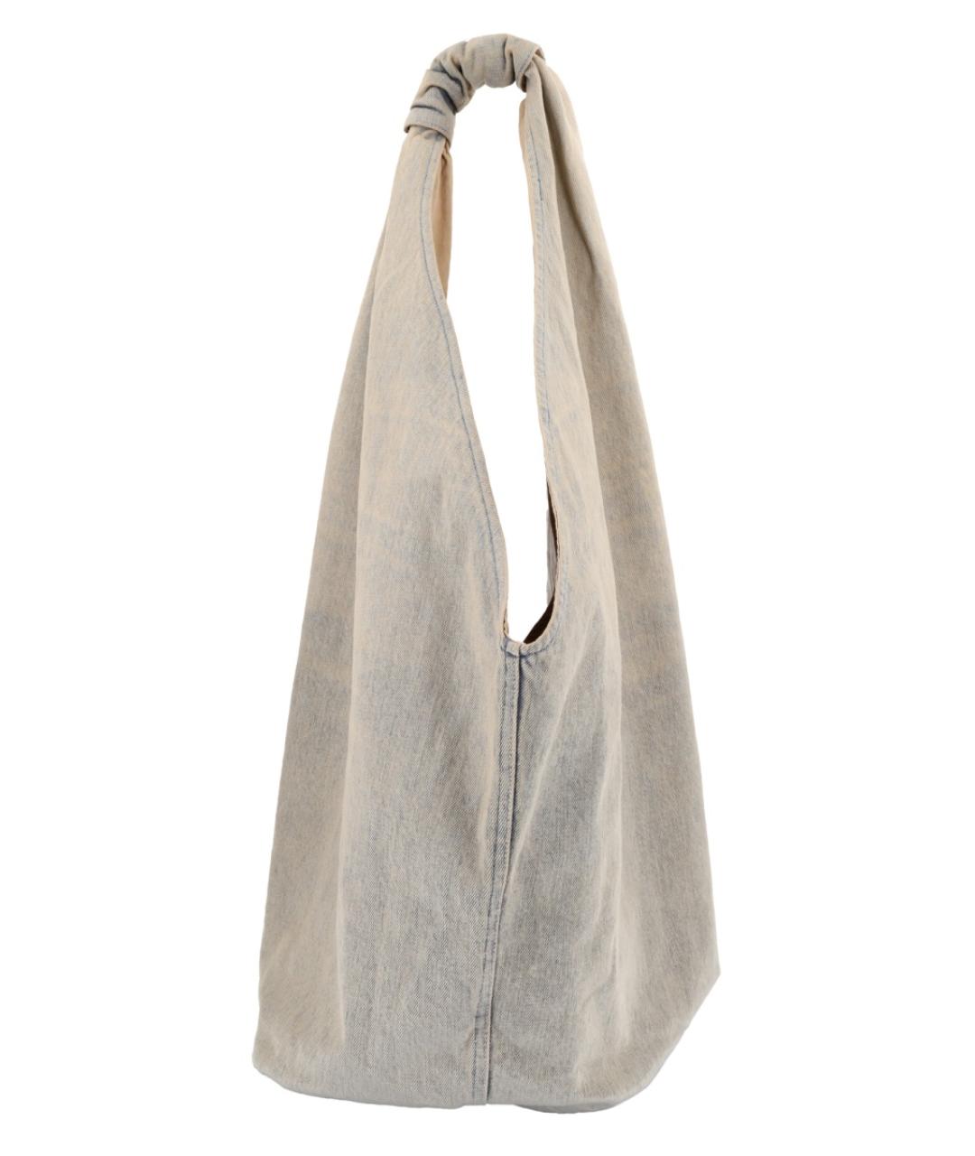 OUR LEGACY Бежевая хлопковая сумка тоут, фото 2