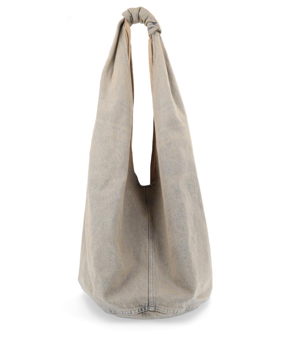 OUR LEGACY Бежевая хлопковая сумка тоут, фото 1