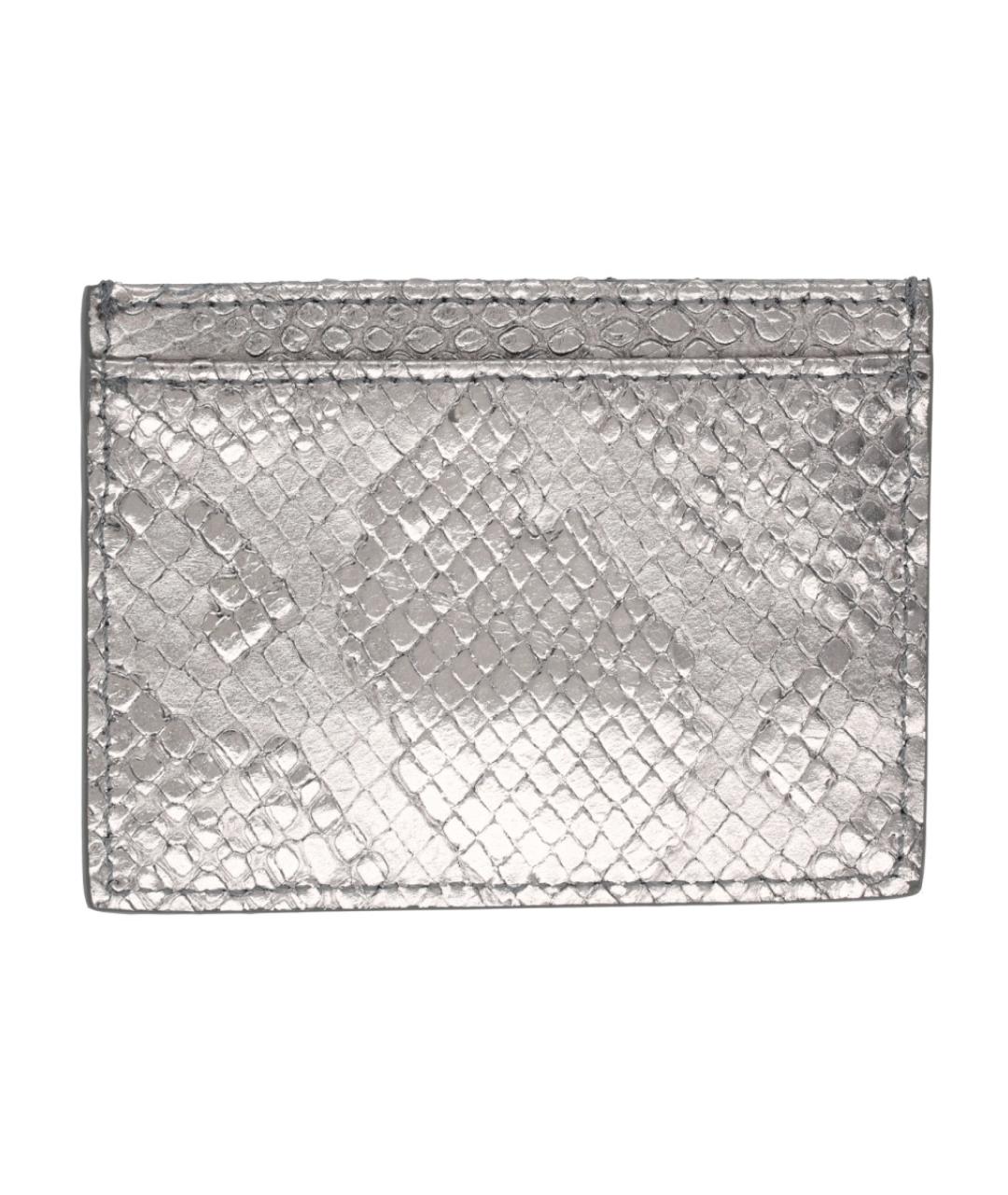 VIVIENNE WESTWOOD Серый кожаный кардхолдер, фото 2