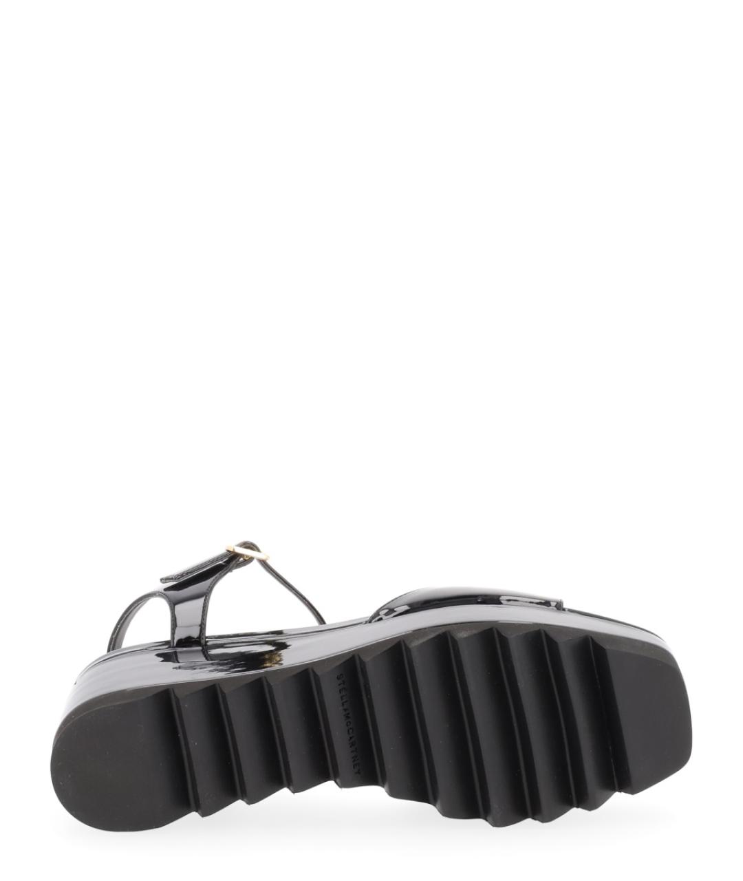 STELLA MCCARTNEY Черные синтетические сандалии, фото 6