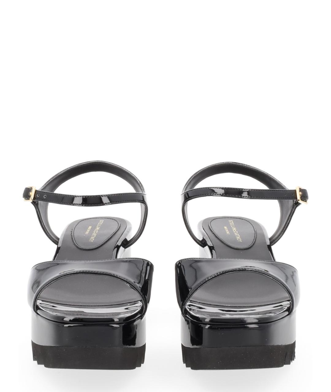 STELLA MCCARTNEY Черные синтетические сандалии, фото 3