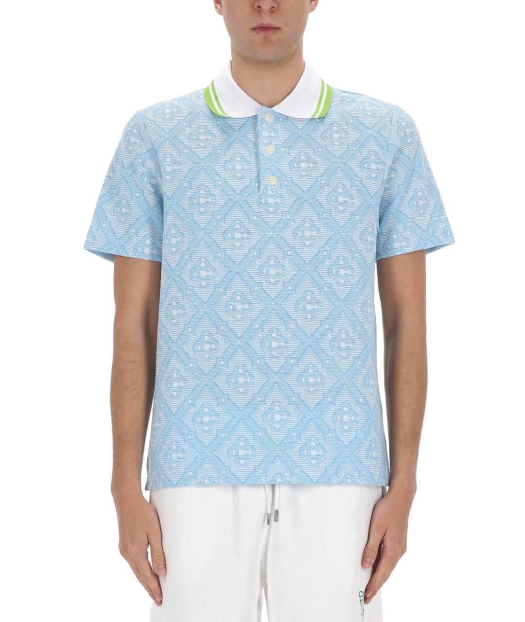 CASABLANCA Хлопковое поло с коротким рукавом, фото 3