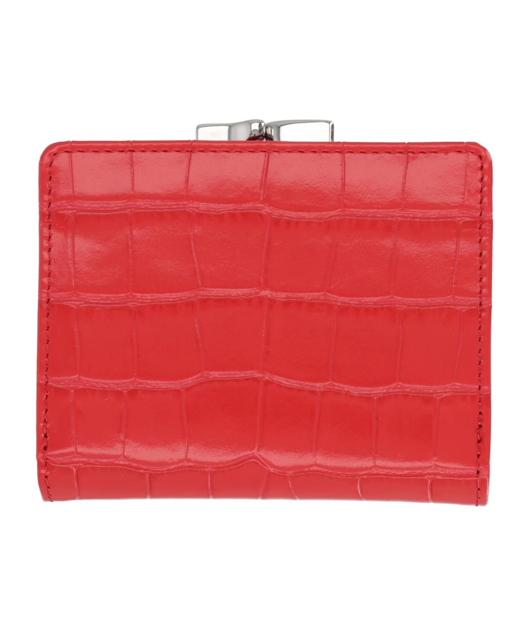 VIVIENNE WESTWOOD Красный кожаный кошелек, фото 2