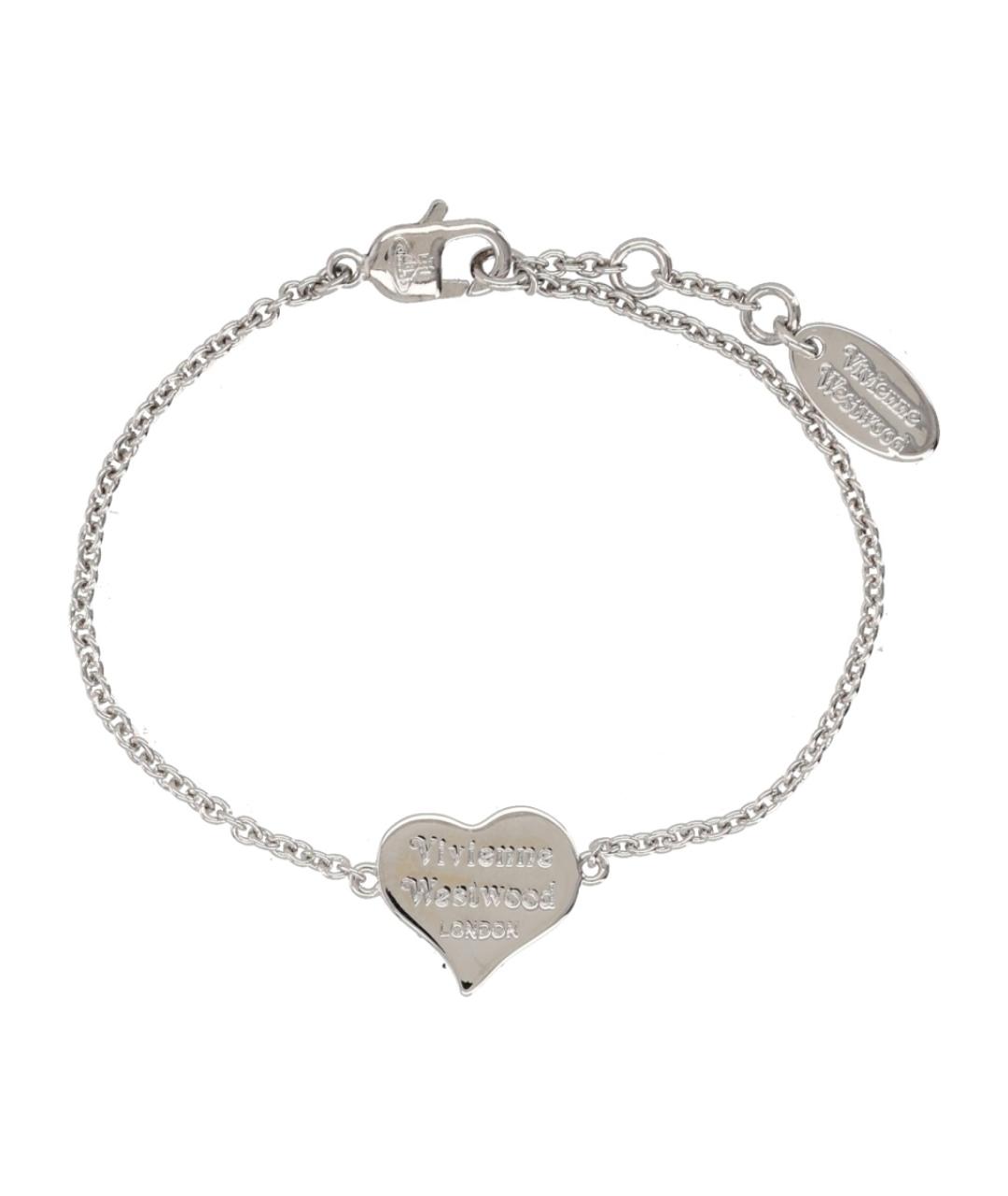 VIVIENNE WESTWOOD Серебрянный металлический браслет, фото 2