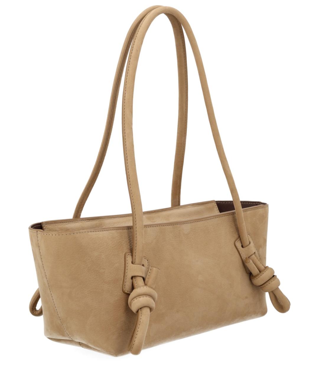 HEREU Бежевая кожаная сумка через плечо, фото 2