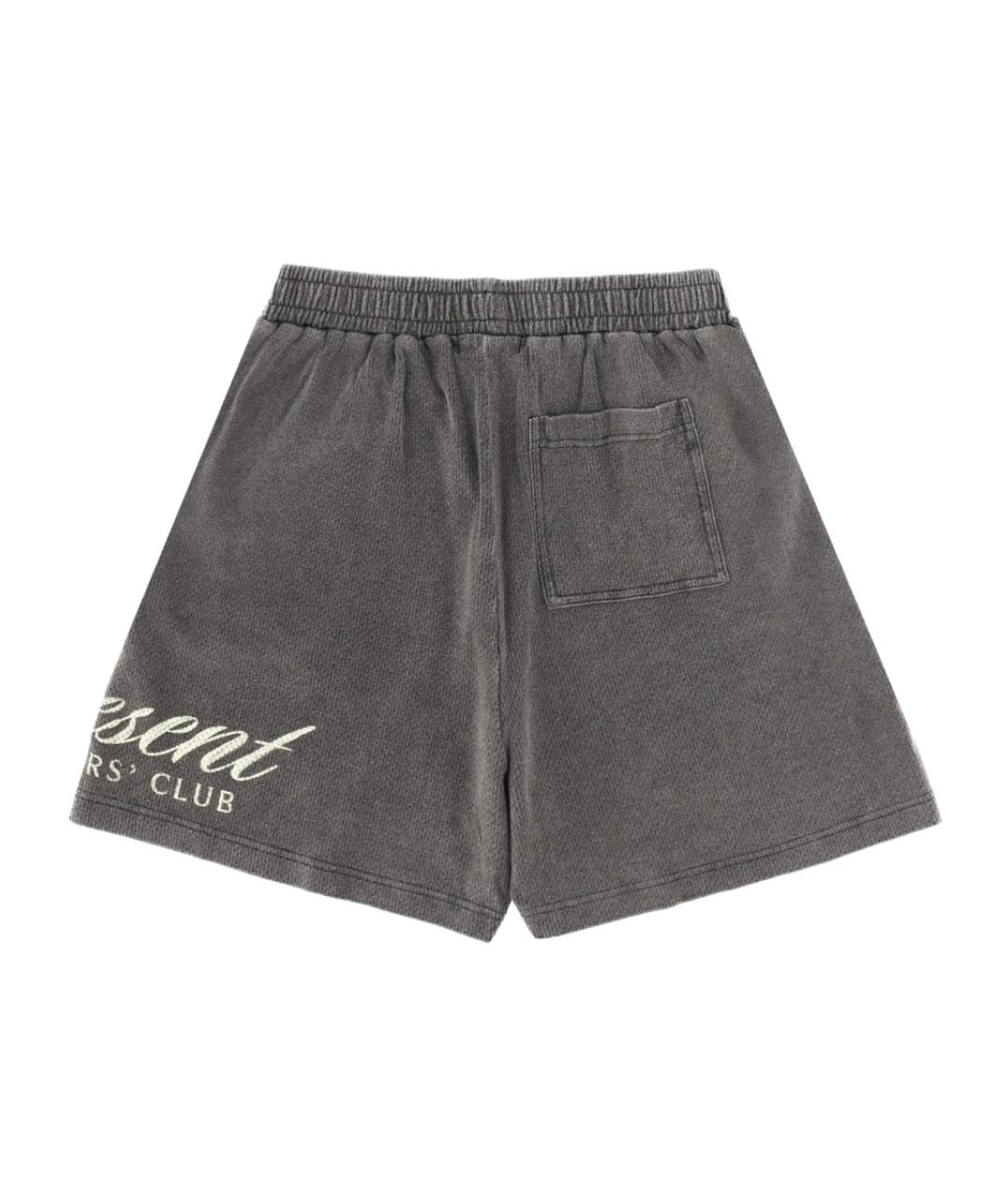 REPRESENT Серые хлопковые шорты, фото 2