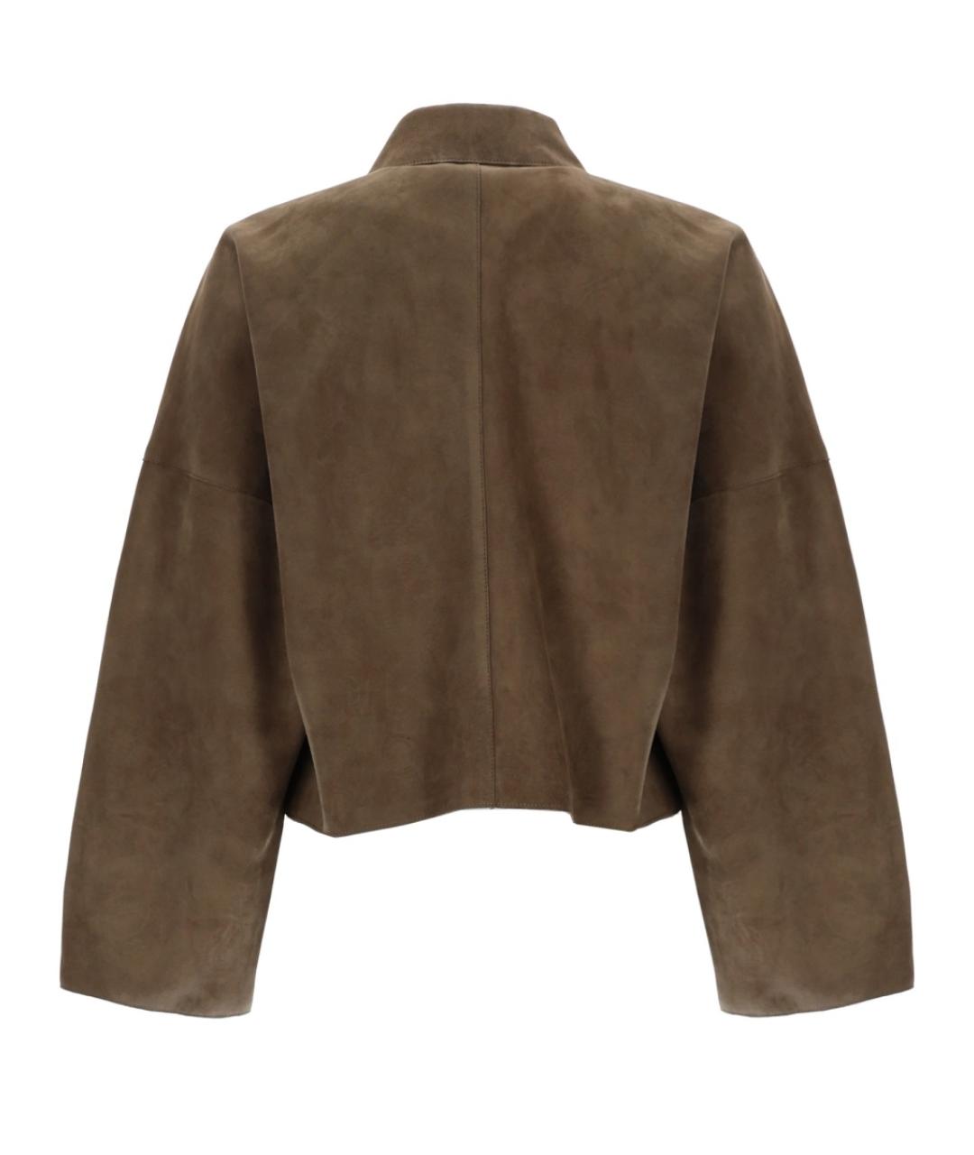 FILIPPA K Зеленая кожаная куртка, фото 2