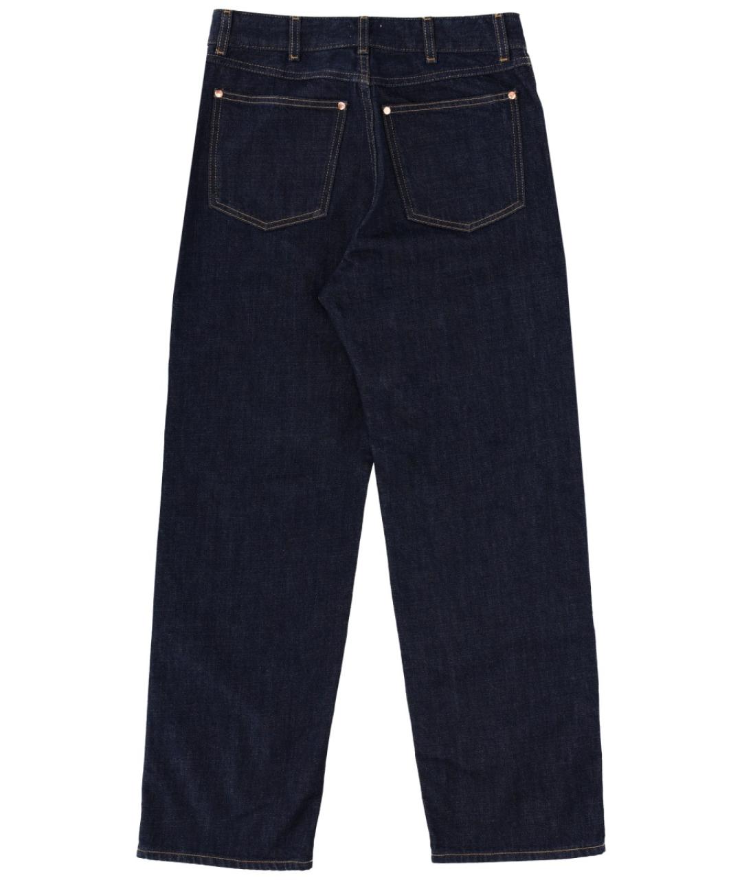 FILIPPA K Синие хлопковые прямые джинсы, фото 2