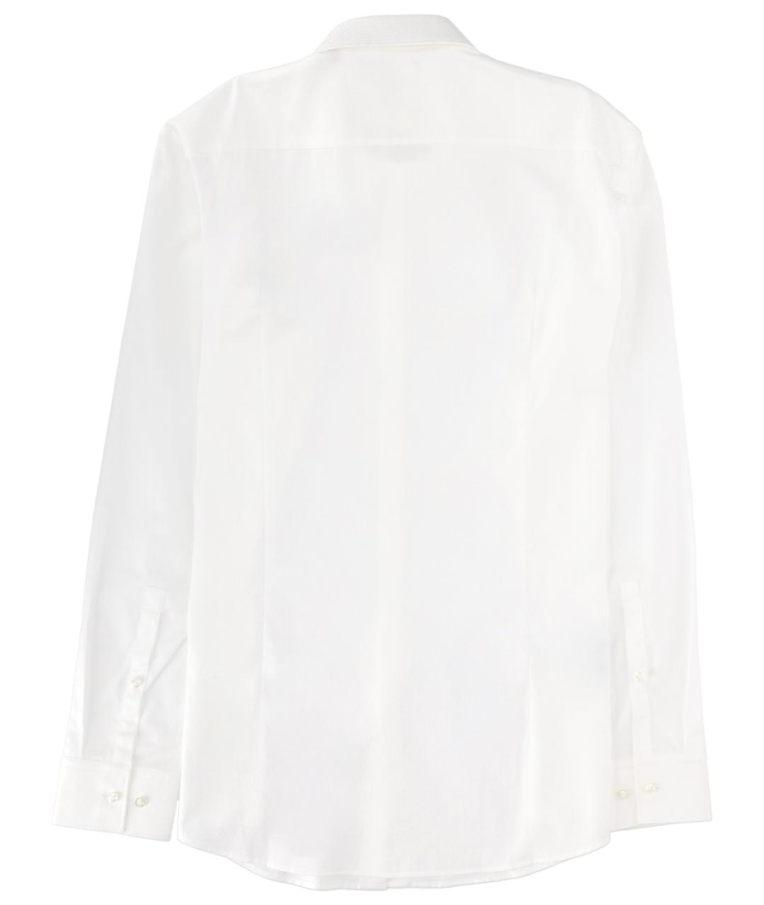 HUGO Белая хлопковая кэжуал рубашка, фото 2