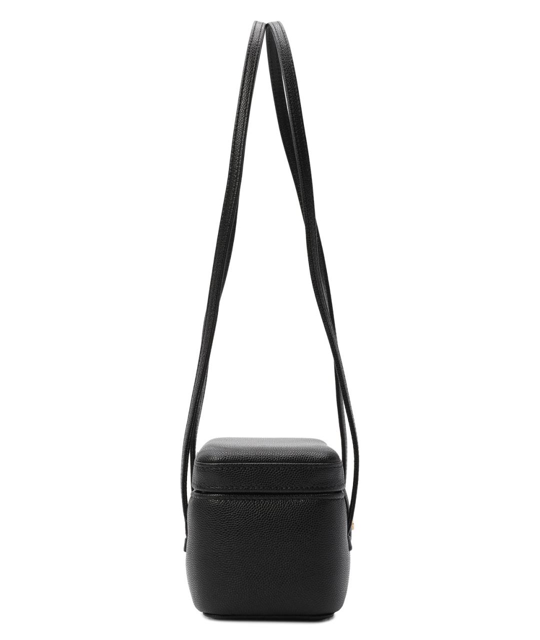 CHANEL Черная кожаная сумка через плечо, фото 4