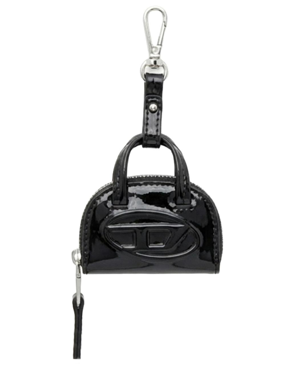 DIESEL Черный брелок, фото 1