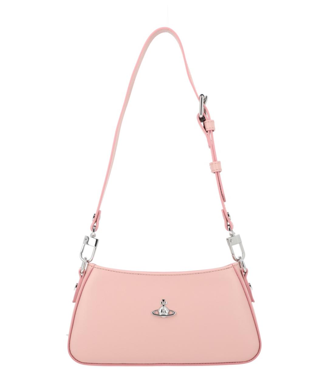 VIVIENNE WESTWOOD Розовая сумка через плечо из искусственной кожи, фото 1