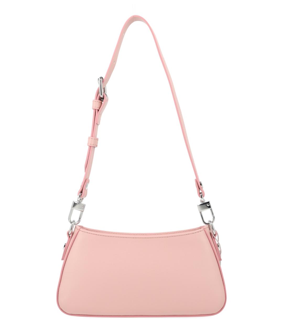 VIVIENNE WESTWOOD Розовая сумка через плечо из искусственной кожи, фото 3