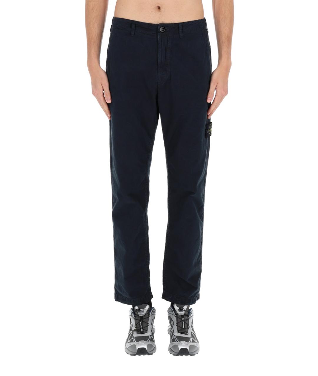 STONE ISLAND Хлопковые повседневные брюки, фото 6
