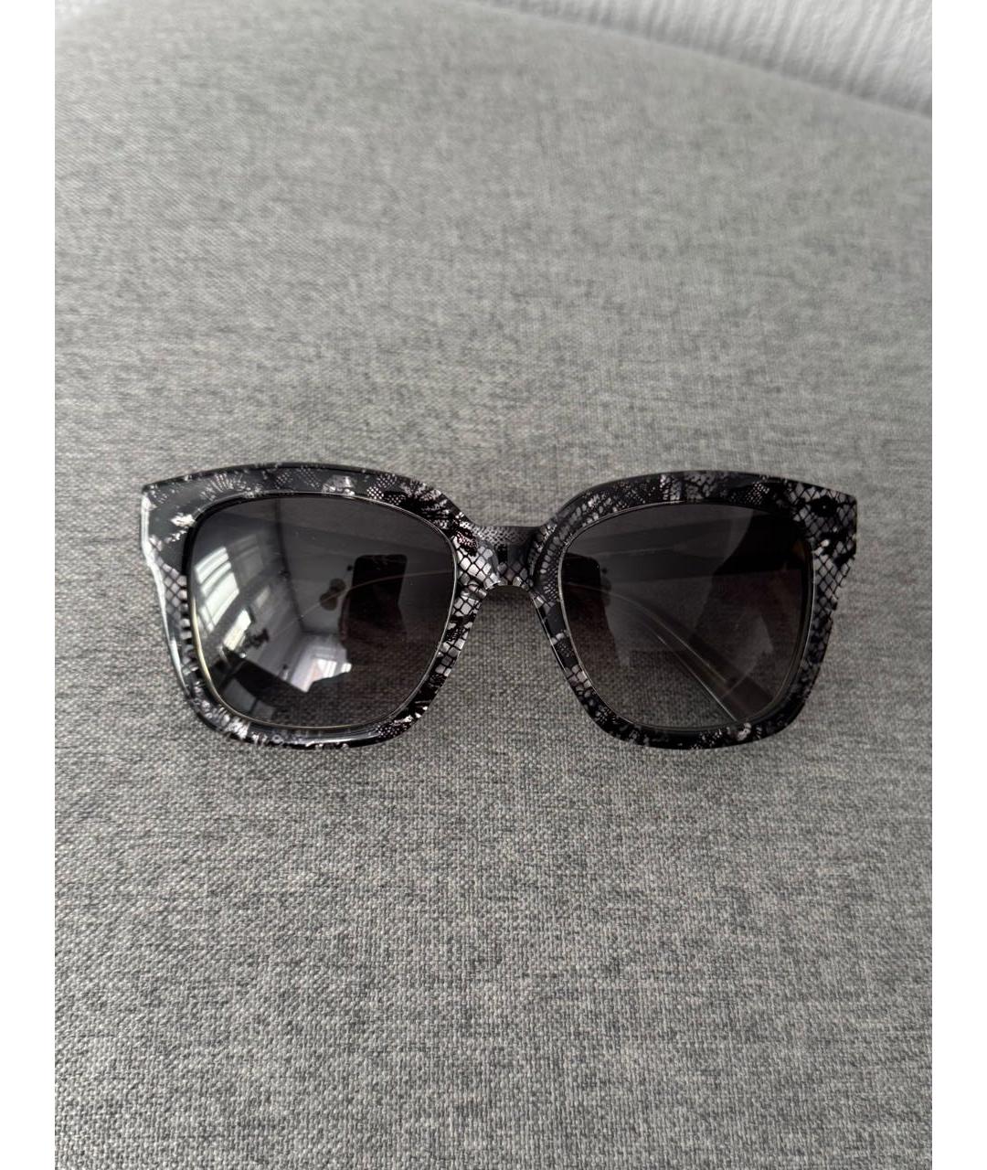 VALENTINO Серые пластиковые солнцезащитные очки, фото 6