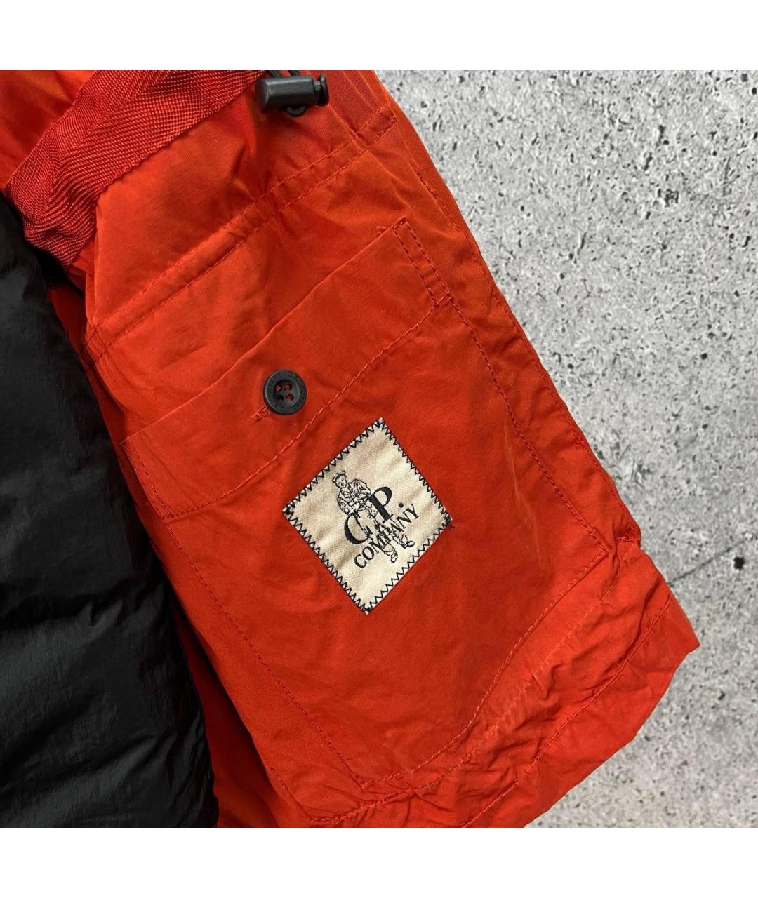 CP COMPANY Красная полиэстеровая куртка, фото 4