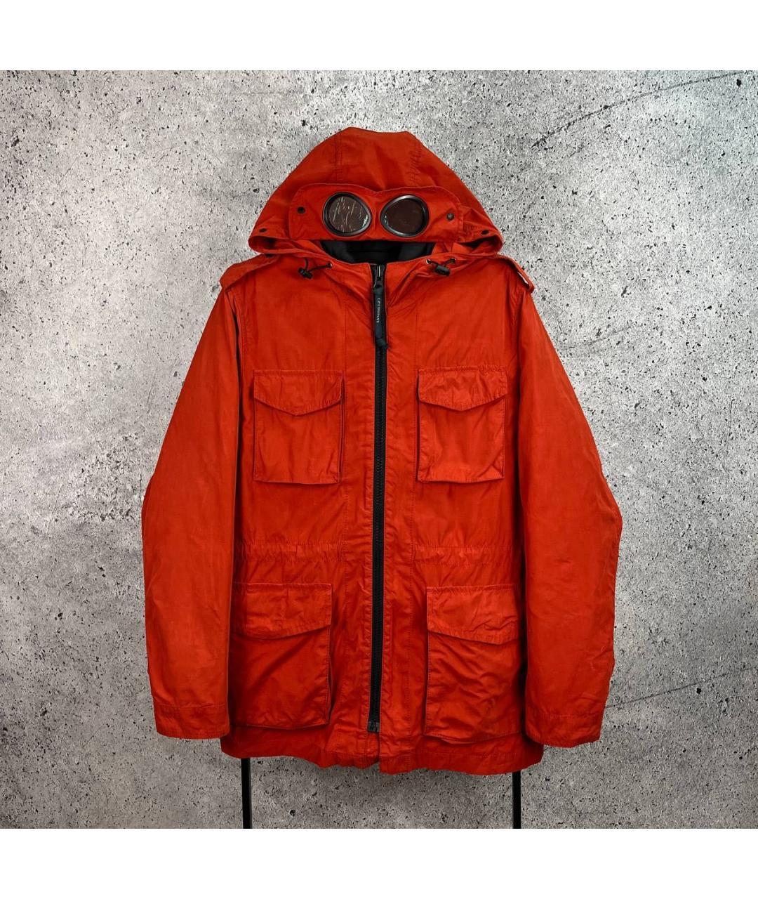 CP COMPANY Красная полиэстеровая куртка, фото 8