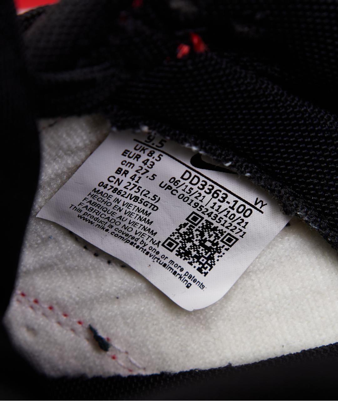 NIKE Красные кожаные низкие кроссовки / кеды, фото 8