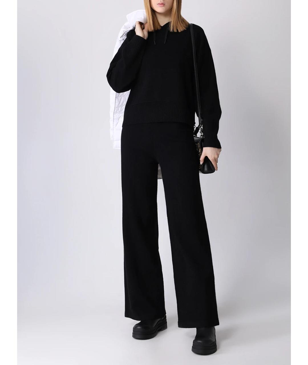 YVES SALOMON Черный костюм с брюками, фото 2