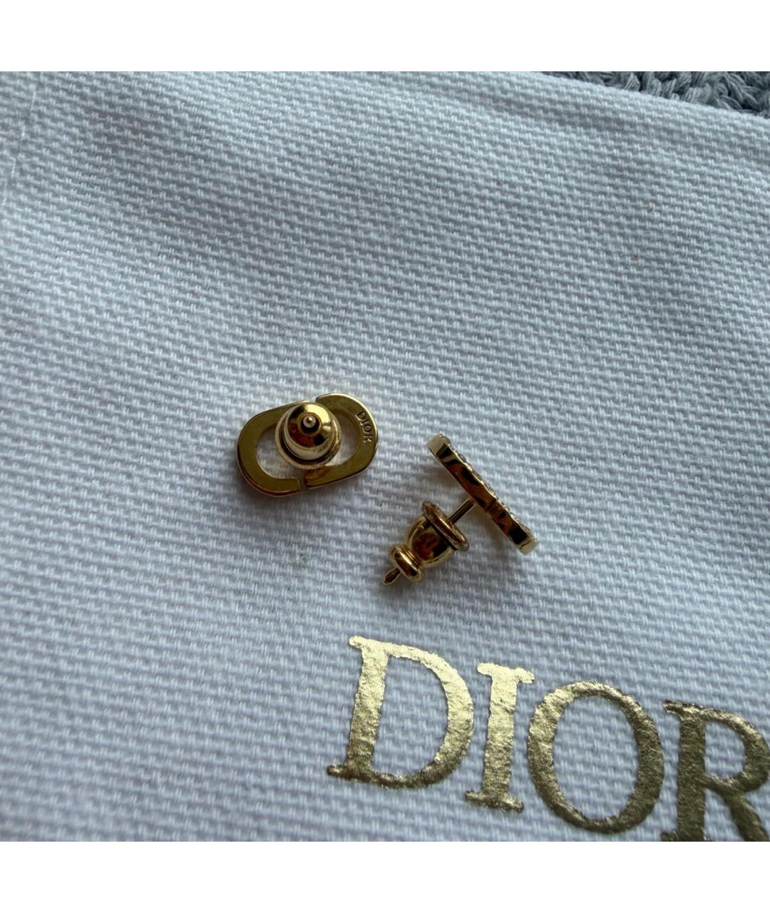 CHRISTIAN DIOR Золотые серьги, фото 7