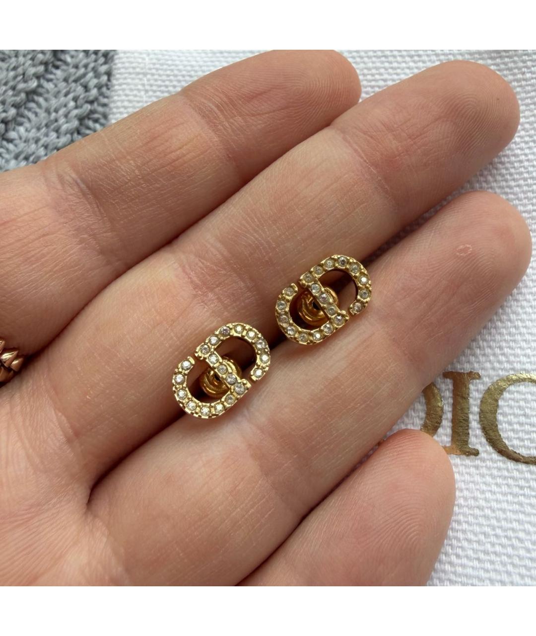 CHRISTIAN DIOR Золотые серьги, фото 3