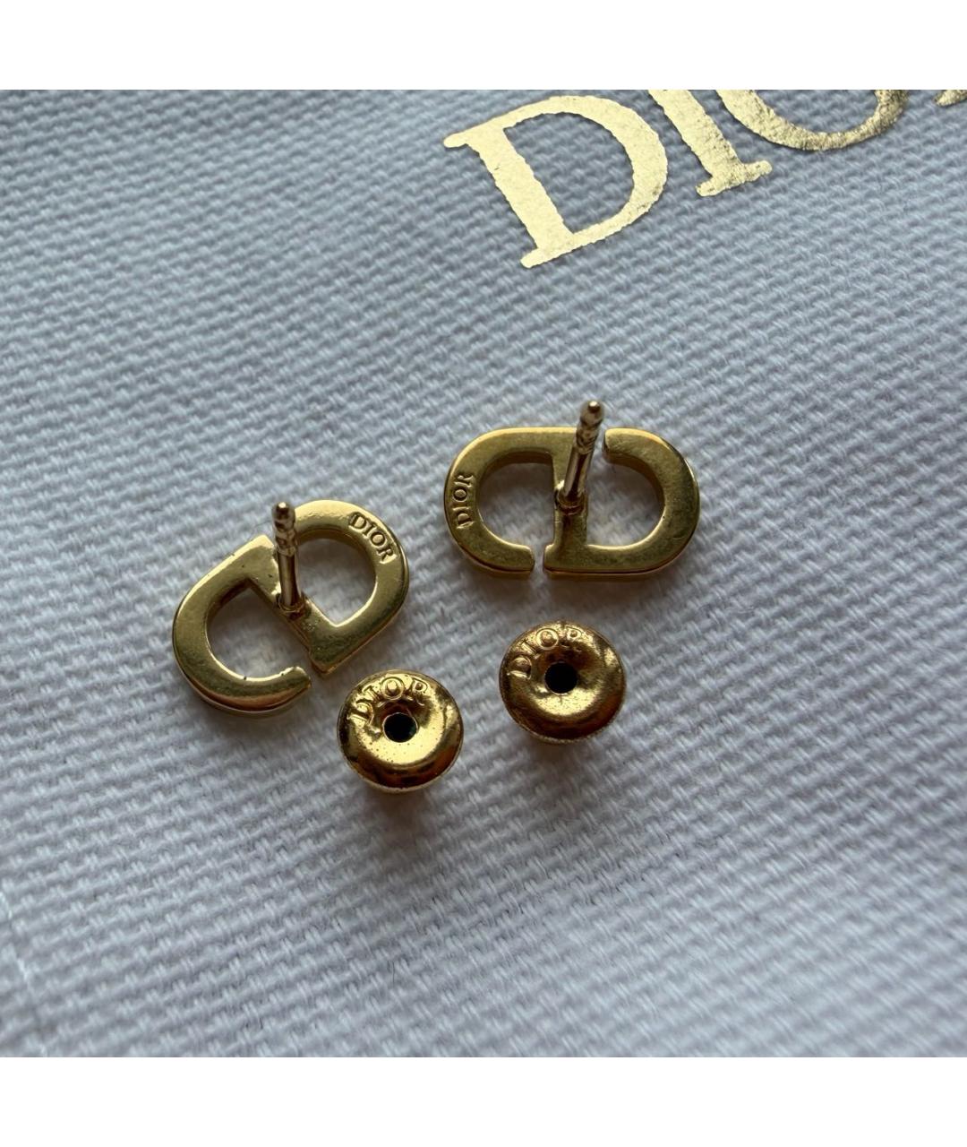 CHRISTIAN DIOR Золотые серьги, фото 4