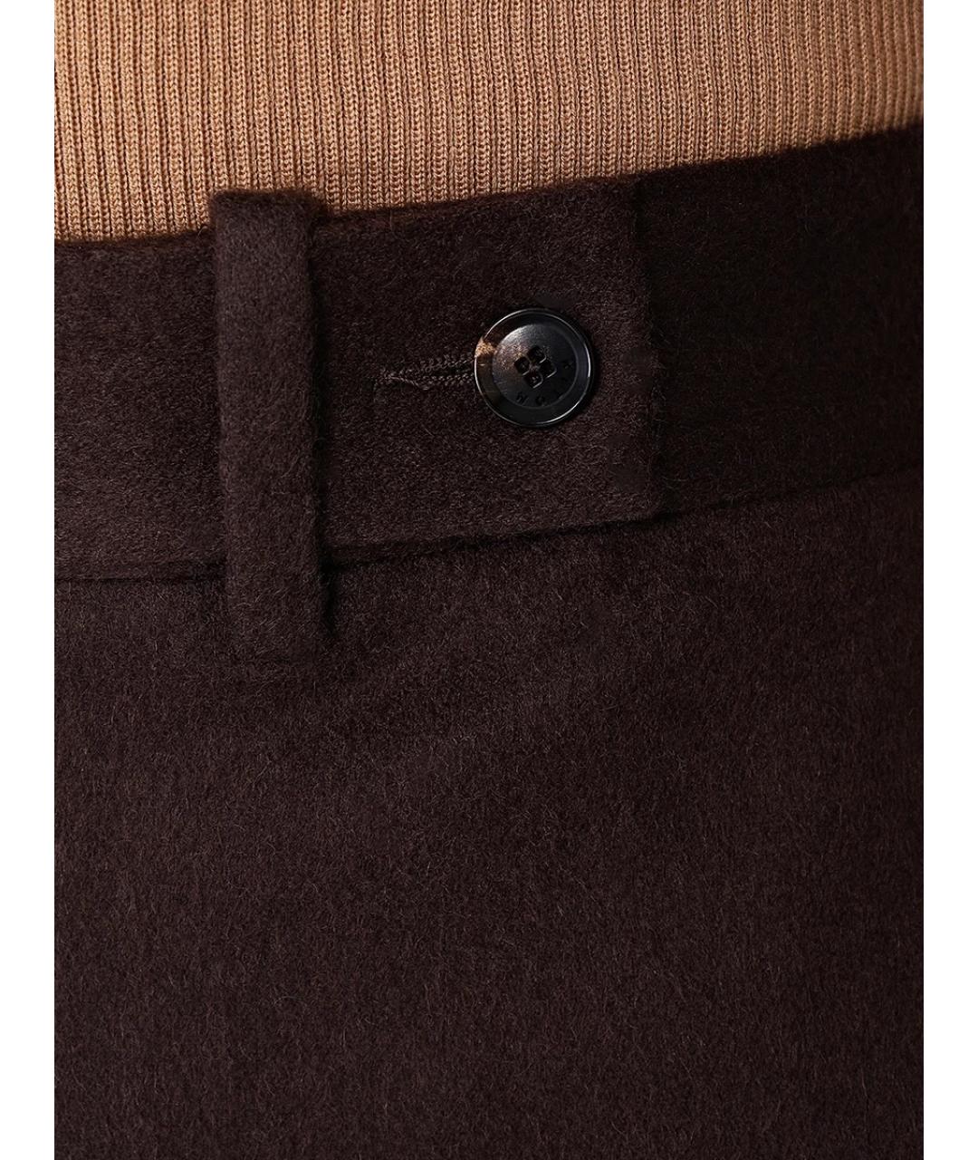 KITON Коричневый кашемировый костюм с брюками, фото 9