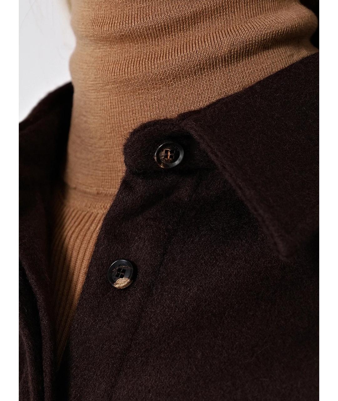 KITON Коричневый кашемировый костюм с брюками, фото 5