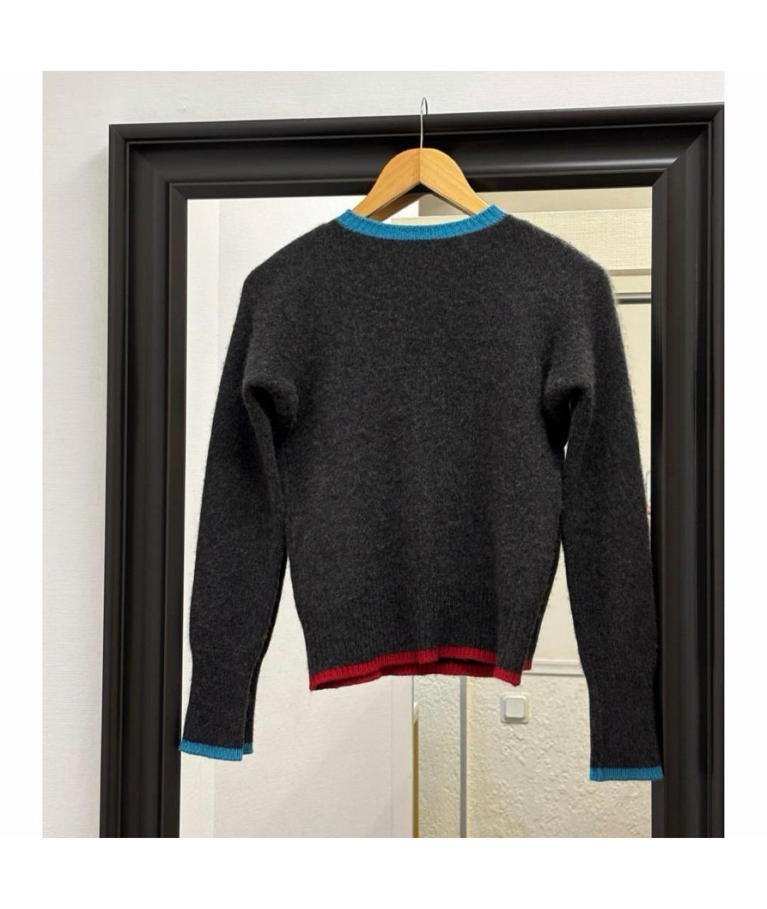 CHANEL Серый кашемировый джемпер / свитер, фото 3