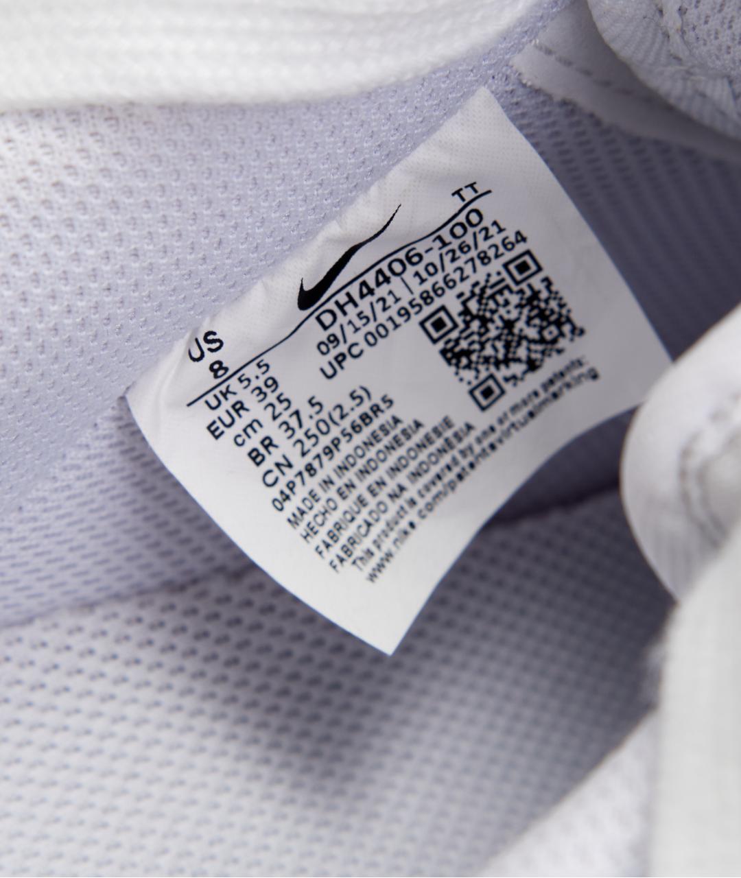 NIKE Белые кожаные кроссовки, фото 6