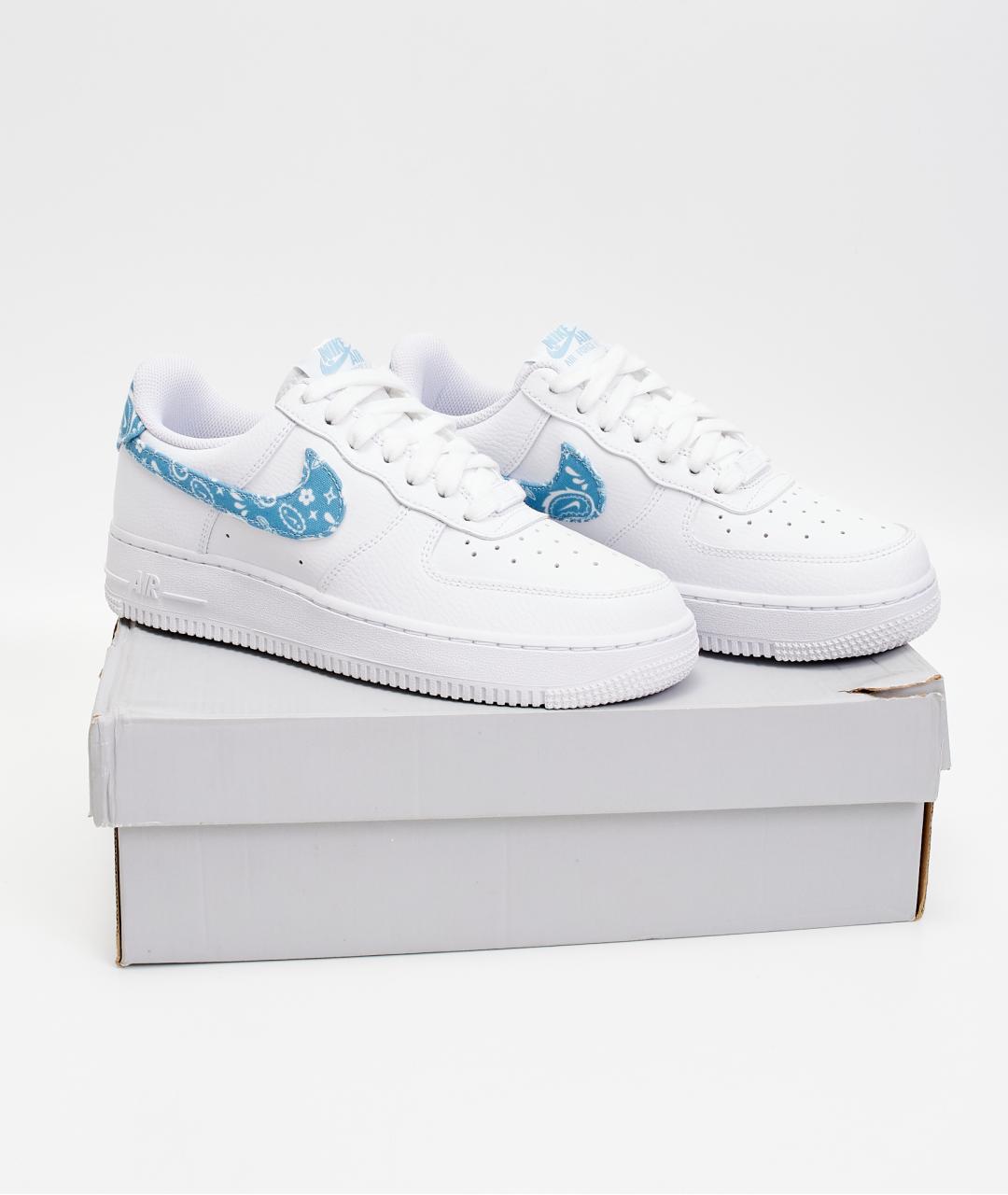 NIKE Белые кожаные кроссовки, фото 5