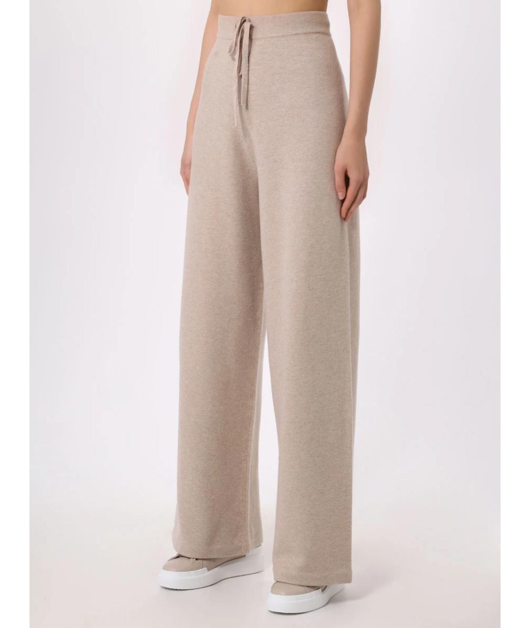 YVES SALOMON Бежевый шерстяной костюм с брюками, фото 7