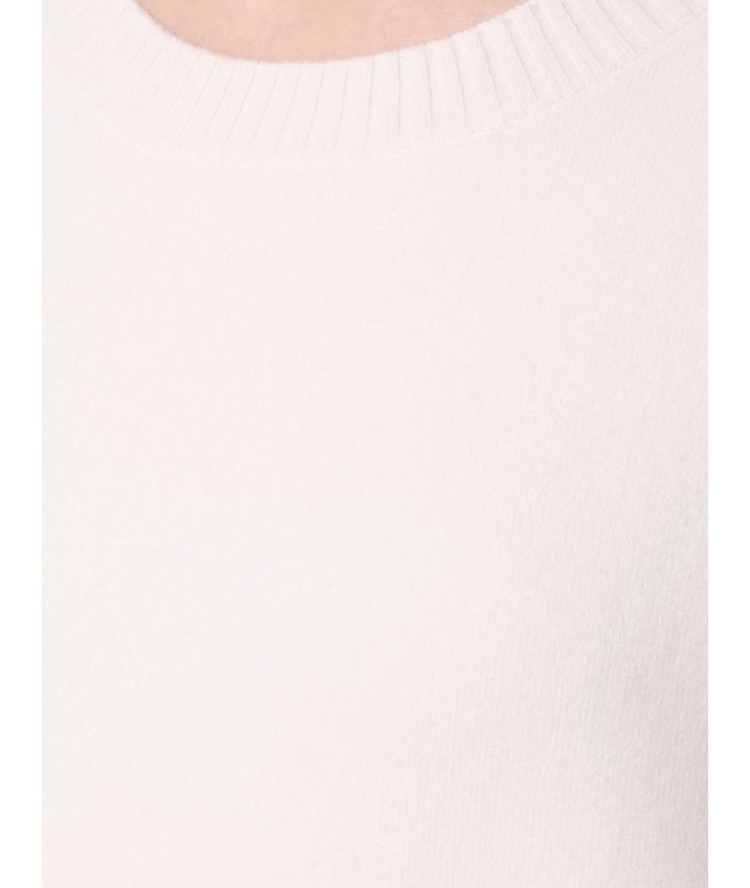 YVES SALOMON Белый шерстяной костюм с брюками, фото 5