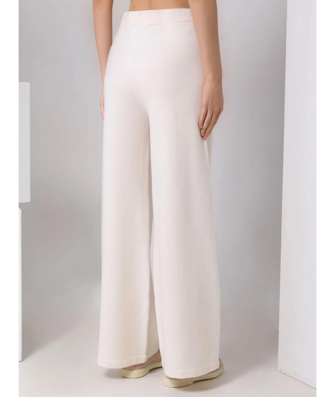 YVES SALOMON Белый шерстяной костюм с брюками, фото 7