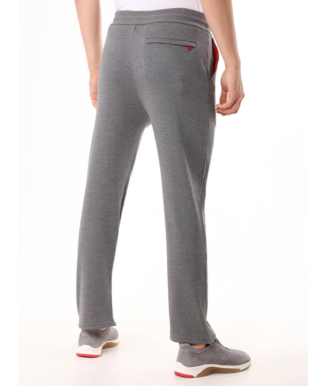 KITON Серый повседневный костюм, фото 6