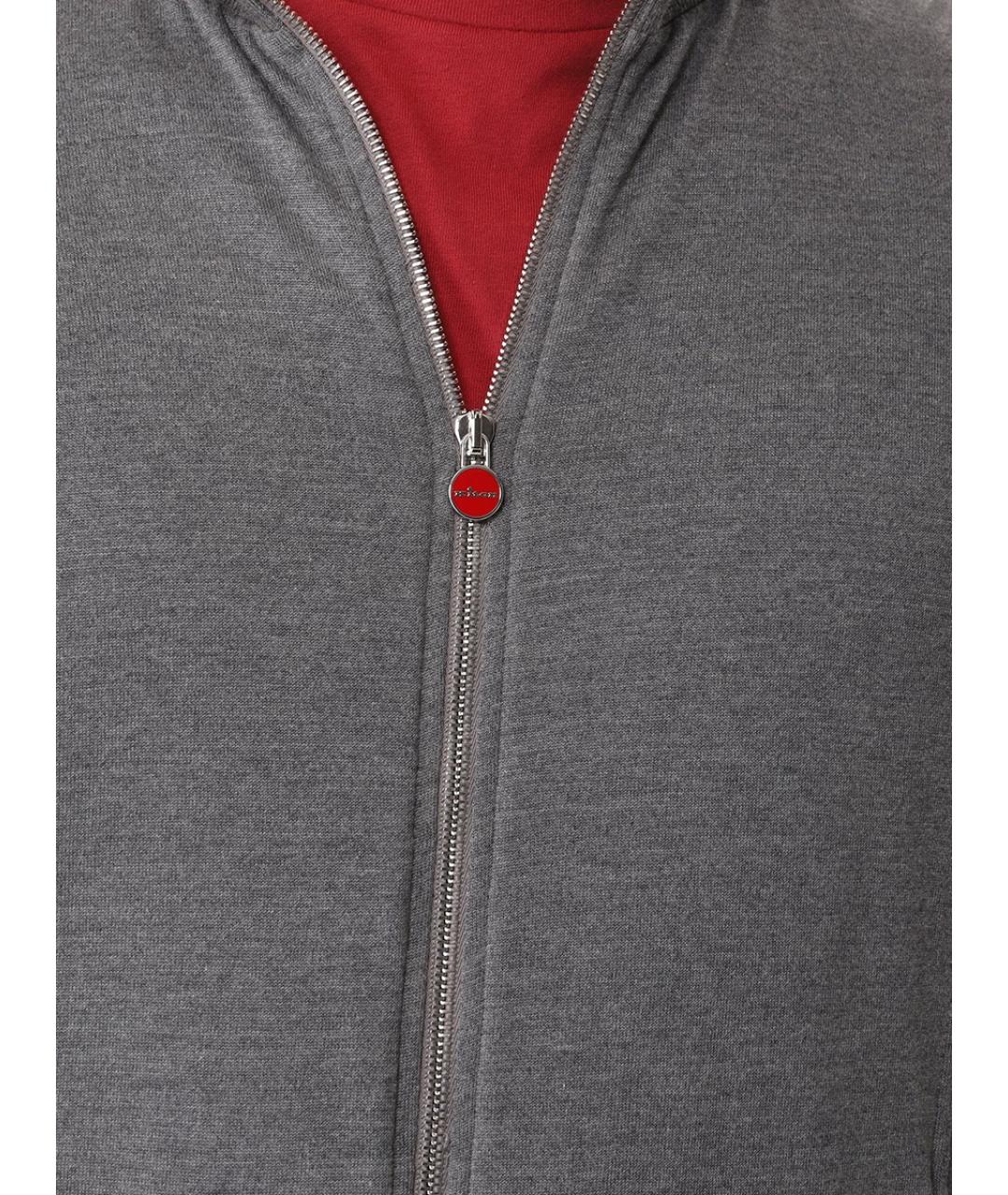 KITON Серый повседневный костюм, фото 5