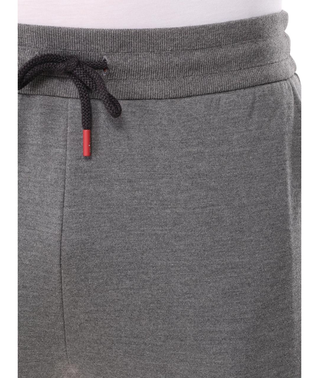 KITON Серый повседневный костюм, фото 8