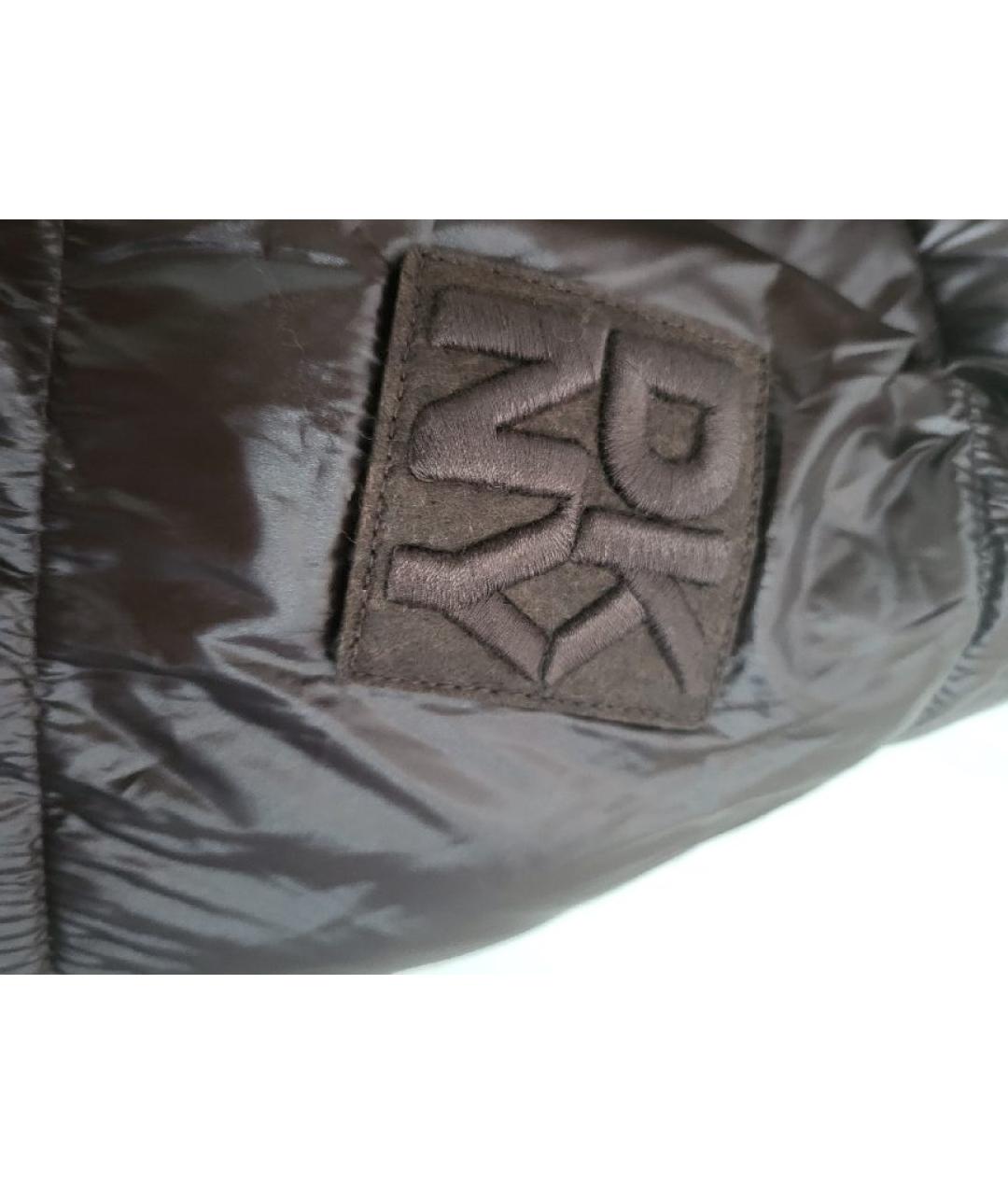 DKNY Коричневая полиэстеровая куртка, фото 4