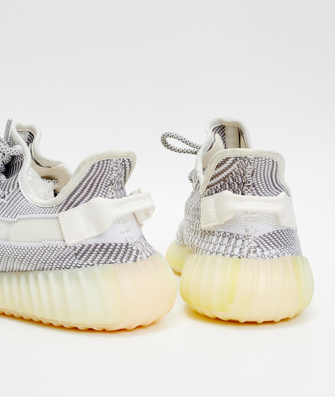 ADIDAS YEEZY Серые текстильные низкие кроссовки / кеды, фото 3